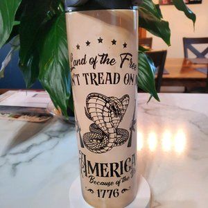 1776 Land of The Free 30oz Tumbler with duo lids  🎉sale